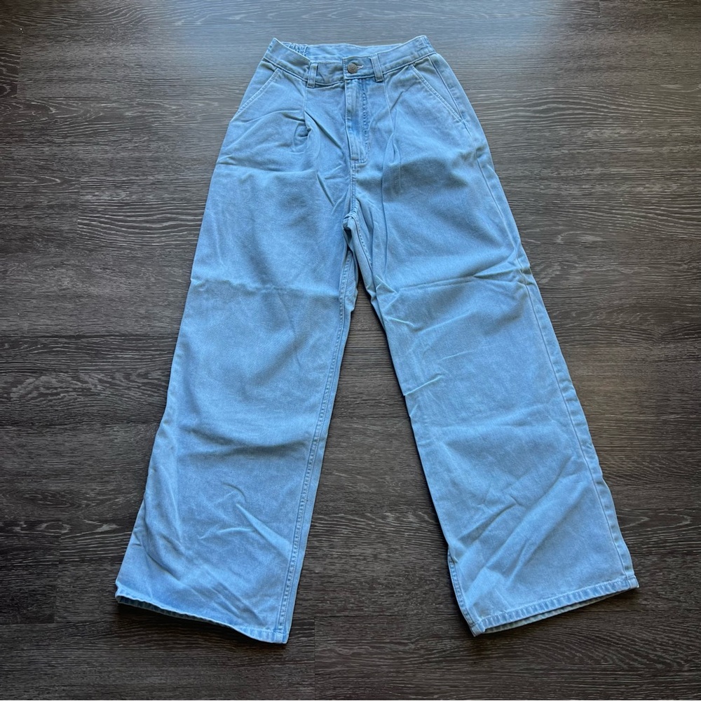 Lucy & Yak Cole Baggy High Waist Wide Leg Jeans - Picture 3 of 12